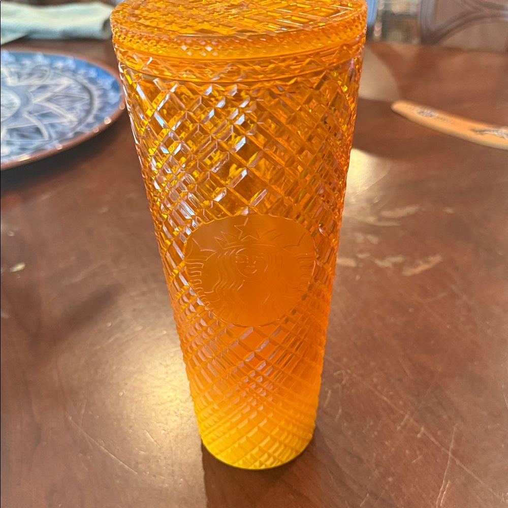 Starbucks Radiant Orange Vase